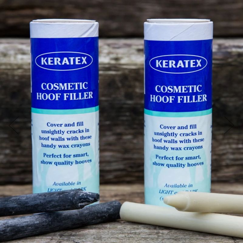 Sticks remplissage trous sabots cheval Cosmetic Hoof Filler (x4) - Keratex 