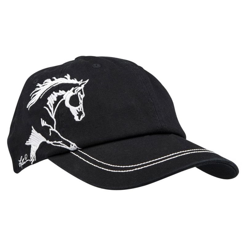 Casquette équitation motif cheval au trot 