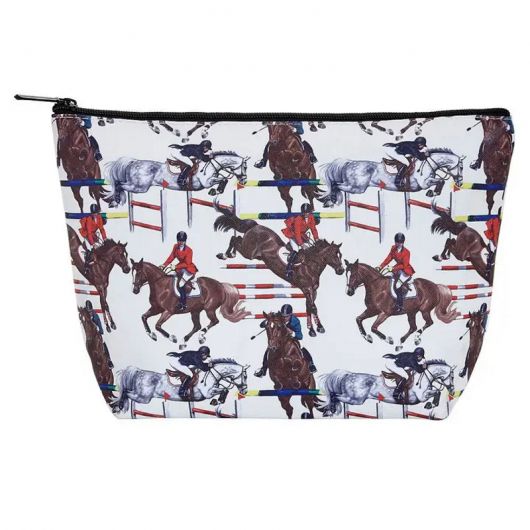 Trousse de toilettes motif saut d'obstacles Lila Jumpers