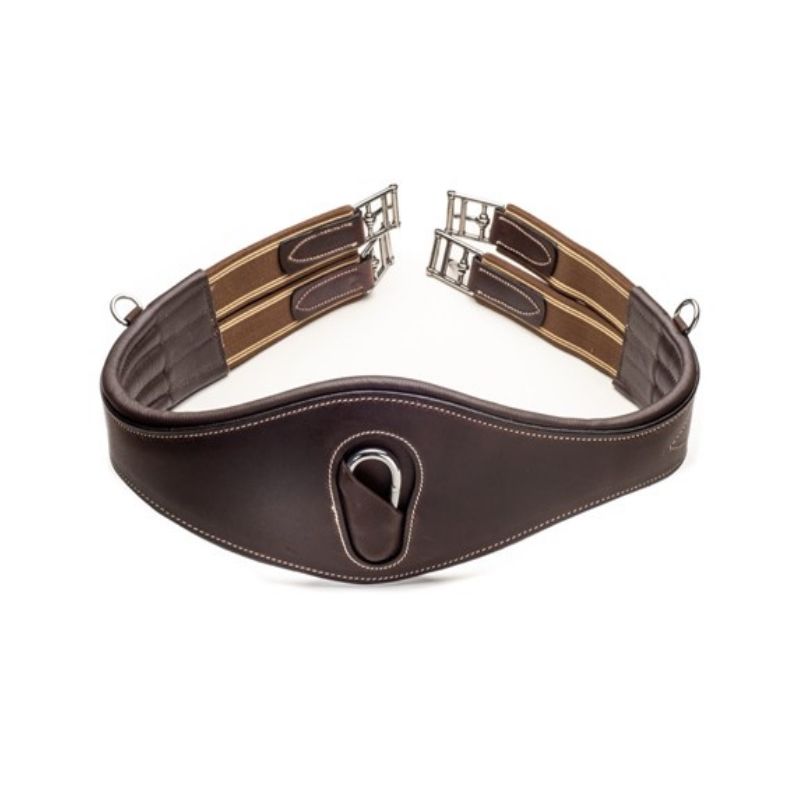 Sangle anatomique cheval cuir - HFI