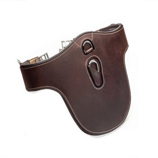 Sangle bavette cheval cuir - HFI