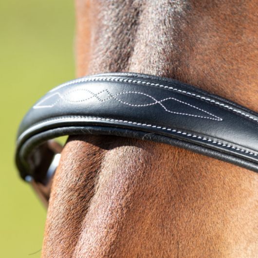 Licol cuir cheval transport/grooming - HFI