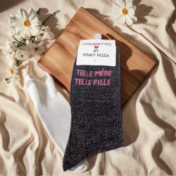 Chaussettes équitation paillettes - Telle mère, Telle fille - 