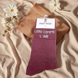 Chaussettes équitation à paillettes - Libre comme l'air - 