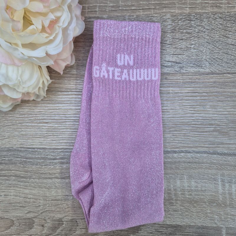 Chaussettes à paillettes équitation - Un gâteauu - 