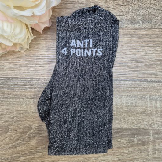 Chaussettes à paillettes équitation - Anti 4 points - 