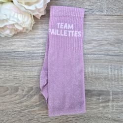Chaussettes à paillettes équitation - Team paillettes - 