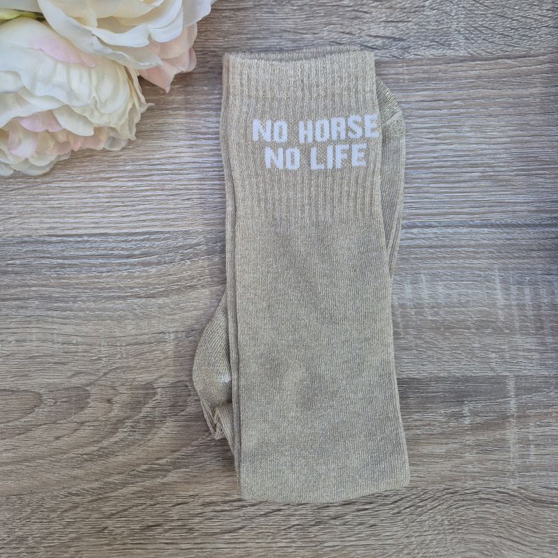 Chaussettes à paillettes équitation - No Horse No Life - 