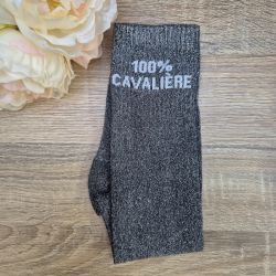 Chaussettes à paillettes équitation - 100% cavalière - 