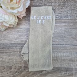 Chaussettes à paillettes équitation - Le J c'est le S - 