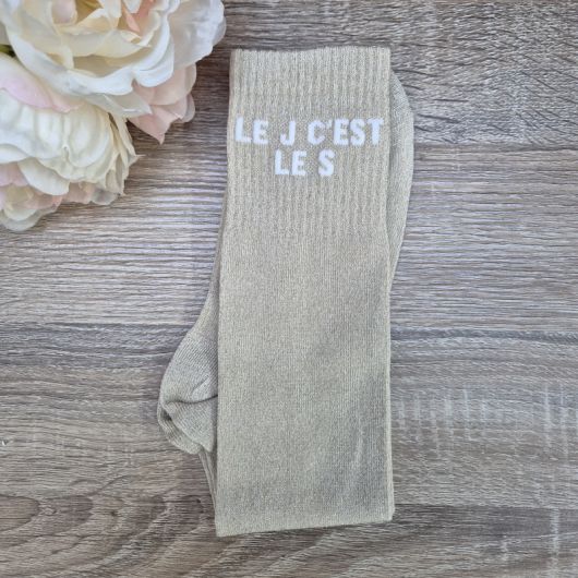 Chaussettes à paillettes équitation - Le J c'est le S - 
