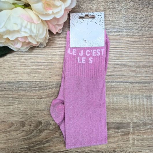 Chaussettes à paillettes équitation - Le J c'est le S - 