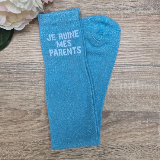 Chaussettes à paillettes équitation - Je ruine mes parents - 