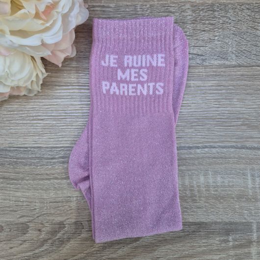 Chaussettes à paillettes équitation - Je ruine mes parents - 