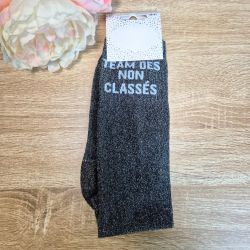 Chaussettes à paillettes équitation - Team des non classés - 