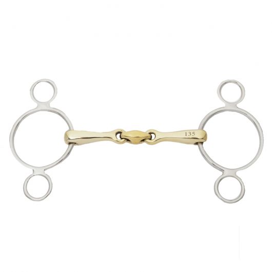 Mors Pessoa quatre anneaux double brisure cupris - Kavalkade