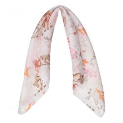 Foulard satiné motif "western" 
