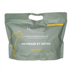 Cataplasme d'argile cheval Drainage & Détox - Nellumbo
