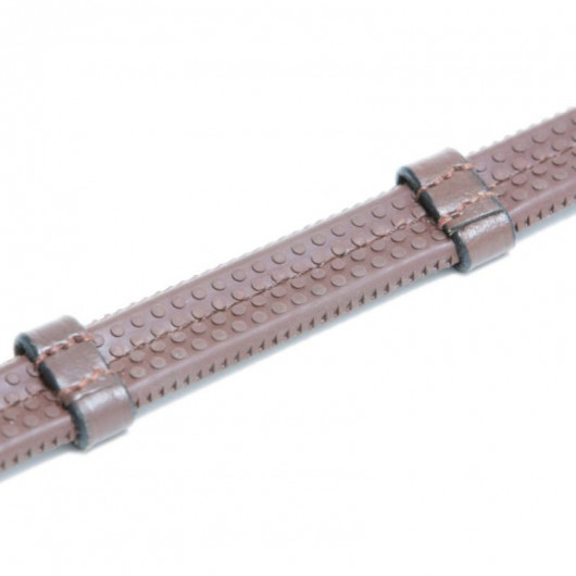 Rênes cheval Soft caoutchouc avec arrêtoirs - HFI