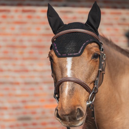 Bonnet anti-mouche cheval Love - GEM Equitation (délai 2 semaines )
