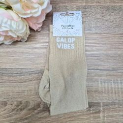 Chaussettes à paillettes équitation - Galop Vibes - Paillettes Attitude