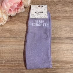 Chaussettes à paillettes équitation - Team georgette - Paillettes Attitude