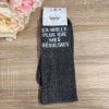 Chaussettes à paillettes équitation - Ca brille + que mes résultats - Paillettes Attitude