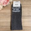 Chaussettes à paillettes équitation - Les filles, j'suis tombeeee - Paillettes Attitude