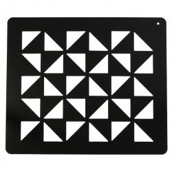 Pochoir damiers pansage cheval Quatermaker