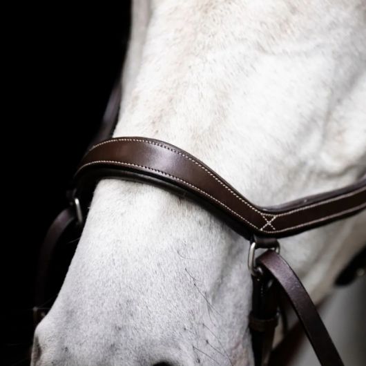 Bitless cuir anatomique cheval Micklem - Horseware