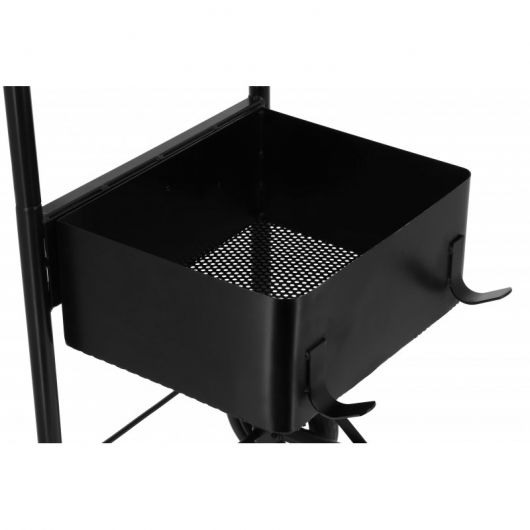 Chariote porte selle court avec panier 