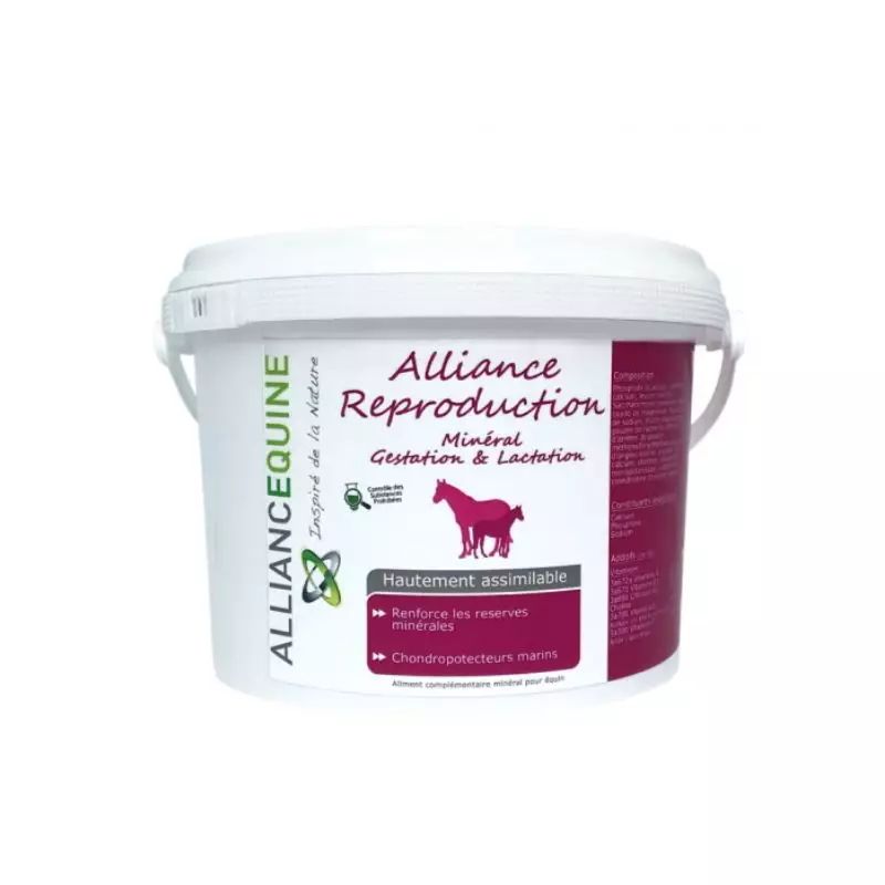 Alliance Reproduction Minéral jument et étalon Date courte - Alliance Equine