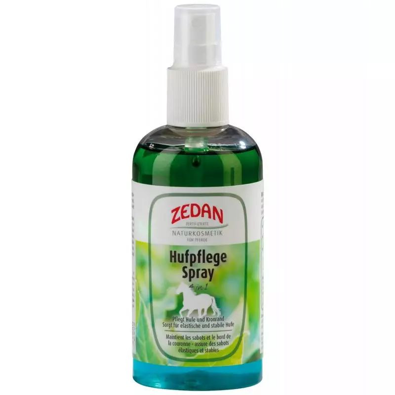 Hupflege Spray 4 en 1 Zedan 100ml - Spray soin sabot cheval - Date courte - Le Paturon