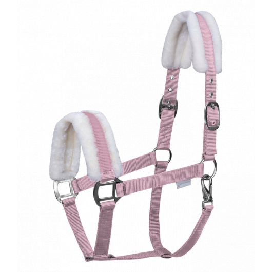 Licol cheval nylon et mouton synthétique First - Waldhausen