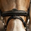 Bridon cuir cheval têtière anatomique Milano - HFI
