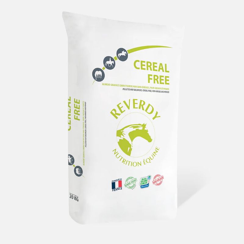 Aliment sans céréales cheval Cereal Free 20kg - Reverdy