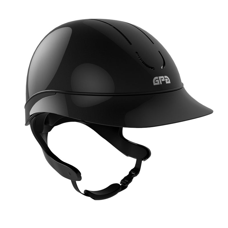 Casque équitation Global Speed Air TLS Noir brillant - GPA
