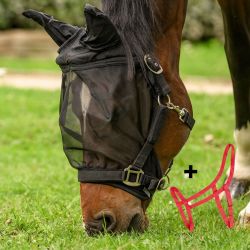 Licol de prairie + masque anti-mouches pour licol - Waldhausen