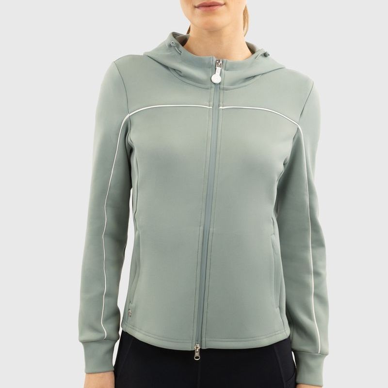 Sweat zippé équitation femme Bryssea - Harcour
