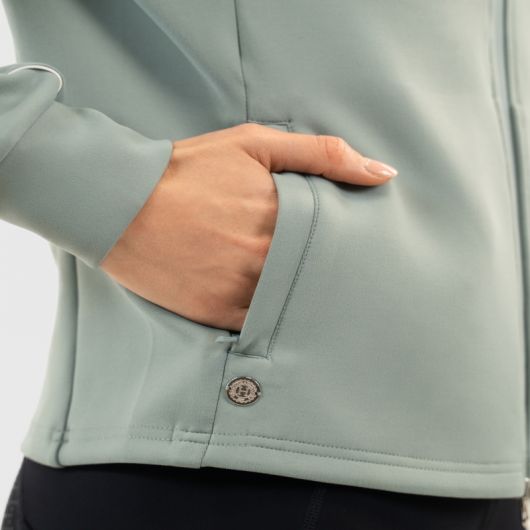 Sweat zippé équitation femme Bryssea - Harcour