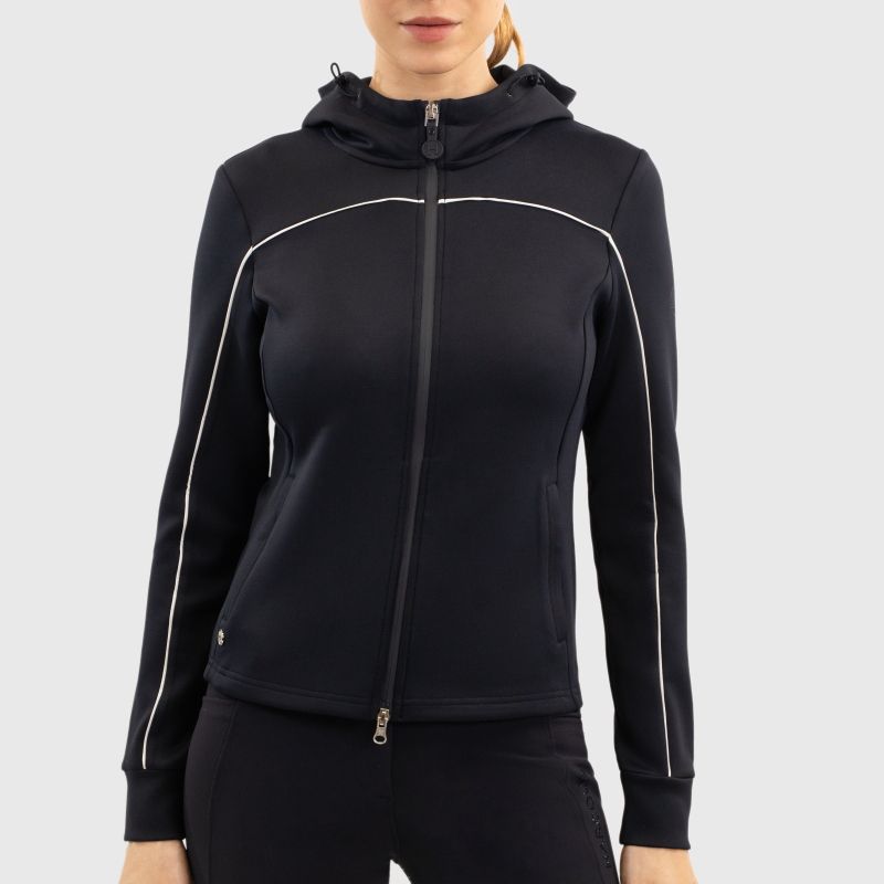 Sweat zippé équitation femme Bryssea - Harcour