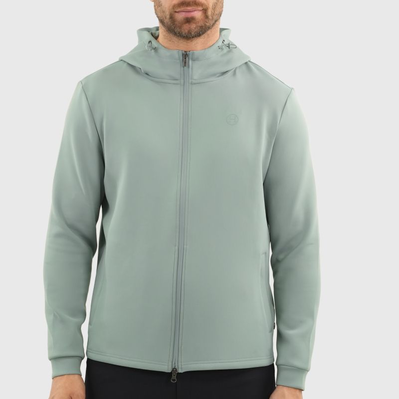 Sweat zippé équitation Homme Bryss - Harcour