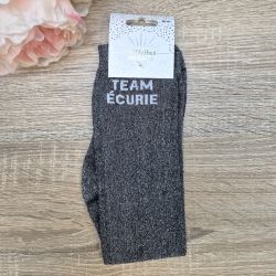 Chaussettes à paillettes équitation - Team Ecurie - Paillettes Attitude