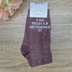 Chaussettes à paillettes équitation T'as senti la différence ? - Paillettes Attitude