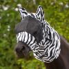 Masque anti-mouche cheval anti-dermite Zebra - Waldhausen