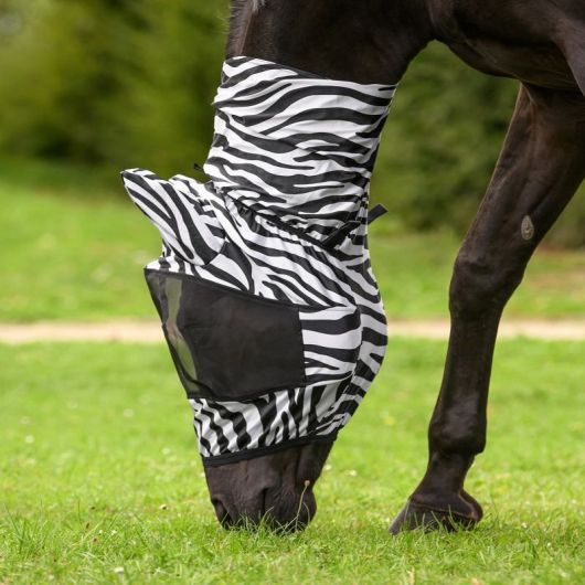 Masque anti-mouche cheval anti-dermite Zebra - Waldhausen