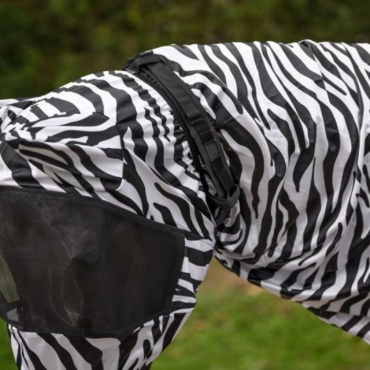 Masque anti-mouche cheval anti-dermite Zebra - Waldhausen