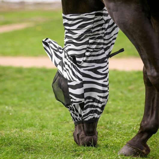 Masque anti-mouche cheval anti-dermite Zebra - Waldhausen