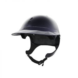 Casque équitation Gravity XP Carbone Glow + Visière classique large - Naca