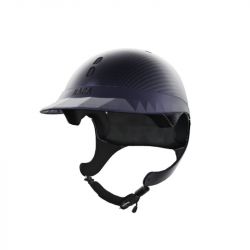 Casque équitation Gravity XP Carbone Glow + Visière classique Standard - Naca